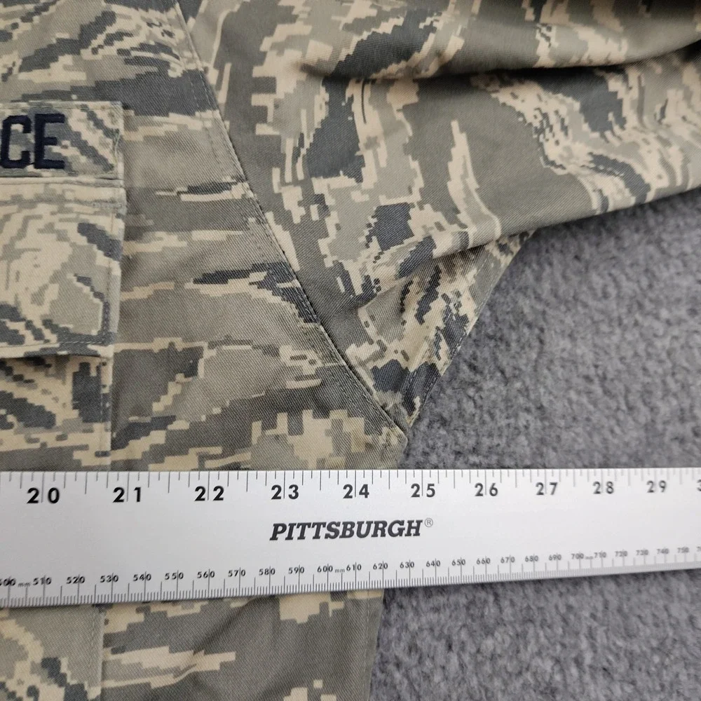 US Air Force Jacket Mens 46R ABU Digital Tiger Stripe Camo Propper Patches